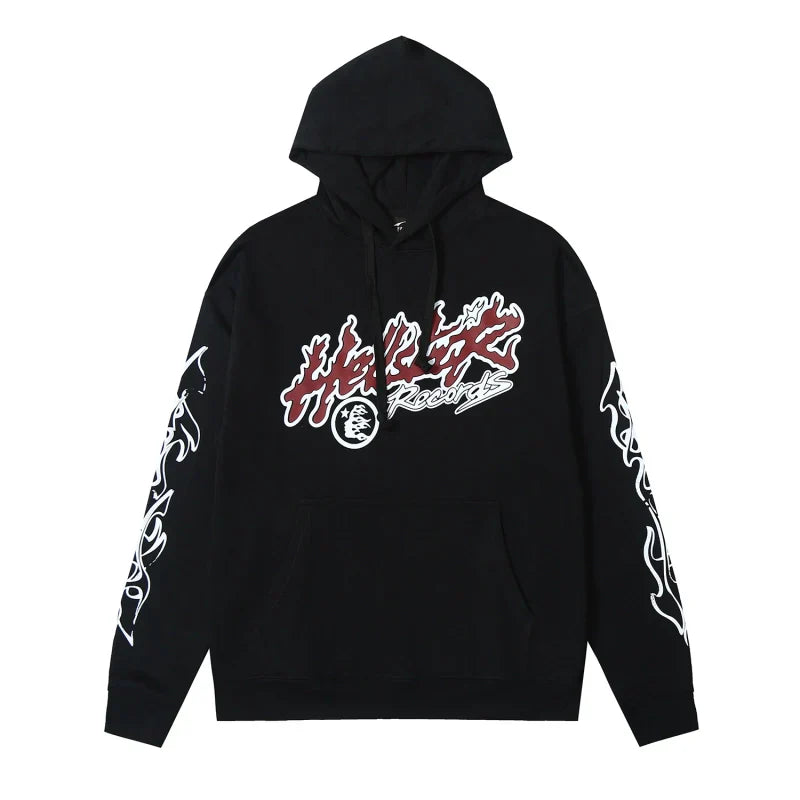 Hellstar Records Hoodie Black