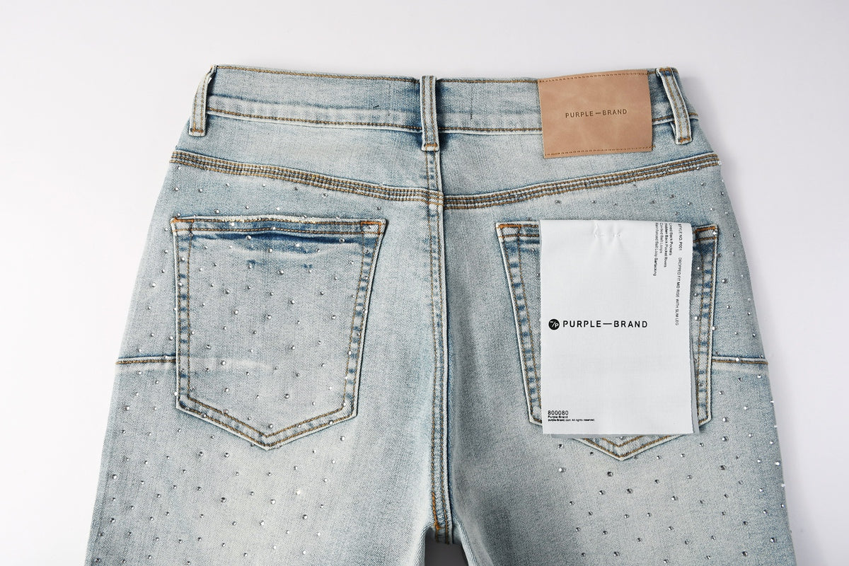 PURPLE Shorts Crystals 5113
