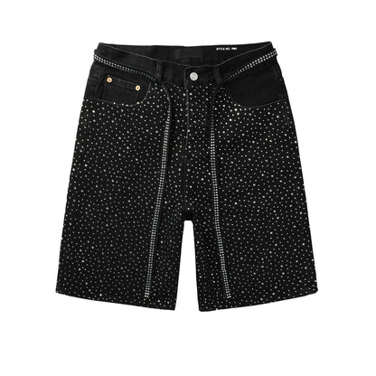 PURPLE Shorts Crystals 5095