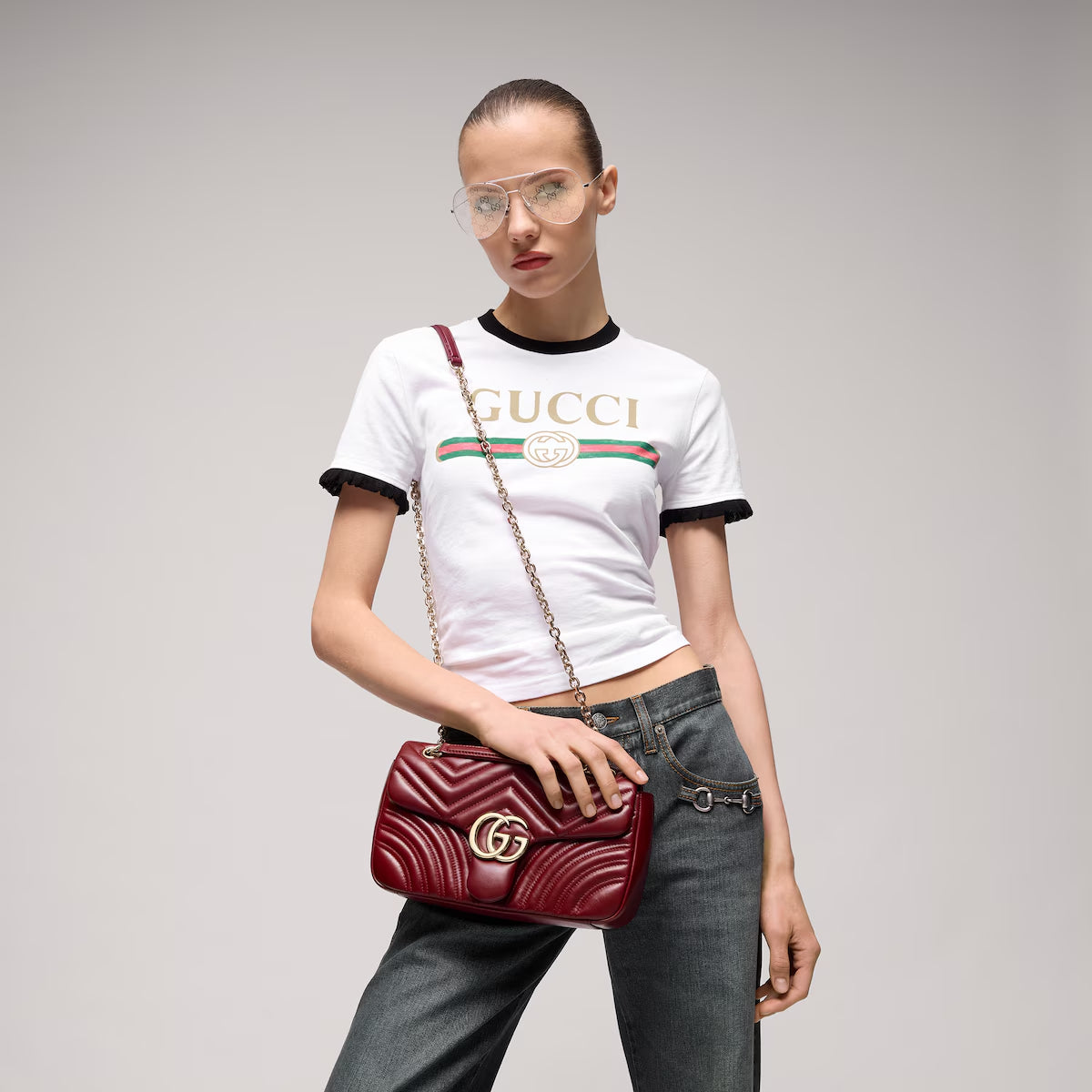 GUCCI GG Marmont medium shoulder bag