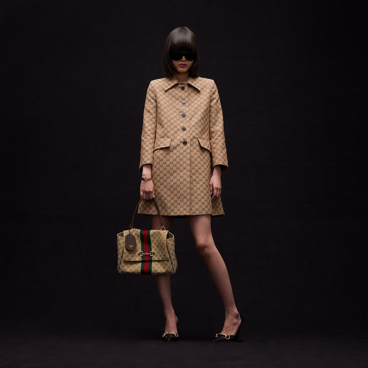GUCCI Paparazzo medium top handle bag