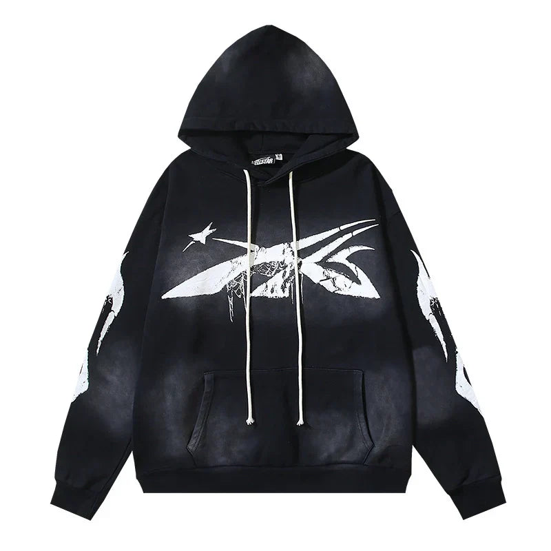 Hellstar Spiderweb Sport Hoodie Black